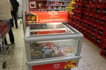 congélateur îlot surgelés