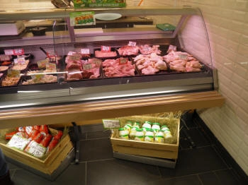 comptoir réfrigéré saucisserie