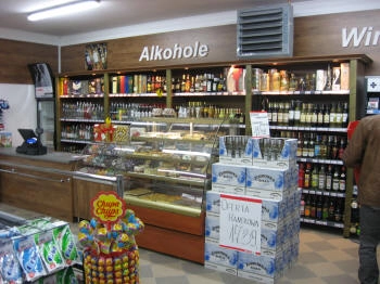 caisse station-service